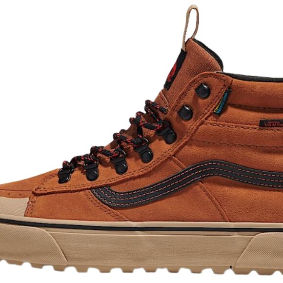 Vans Sk8-Hi MTE DR Waterproof Glazed Ginger Boots VN000CVRN1Z Mens 9.5 Womens 11 - Picture 1 of 5